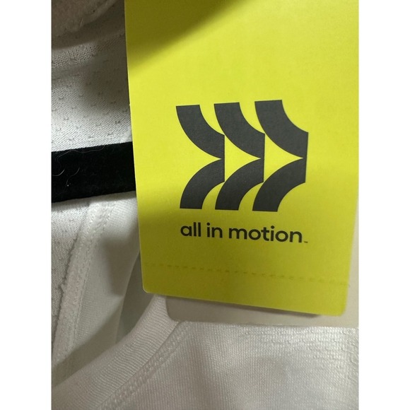 All In Motion Moisture Wicking Seamless White Racerback Tank Top Size XL NWT - Picture 3 of 4